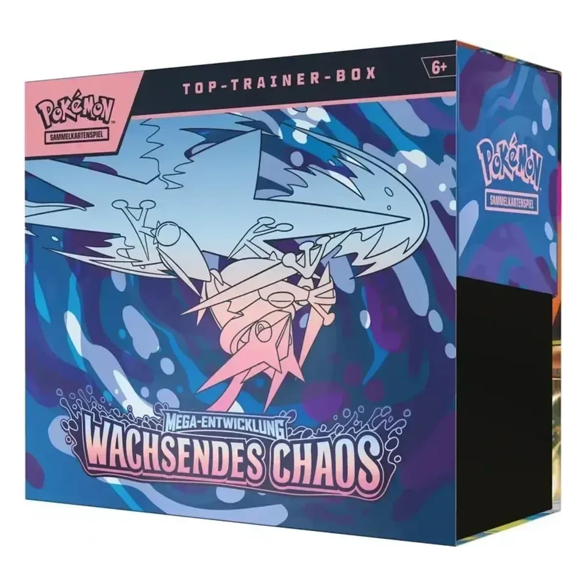 Pokémon Wachsendes Chaos Top-Trainer-Box (DE) – Mega-Entwicklung